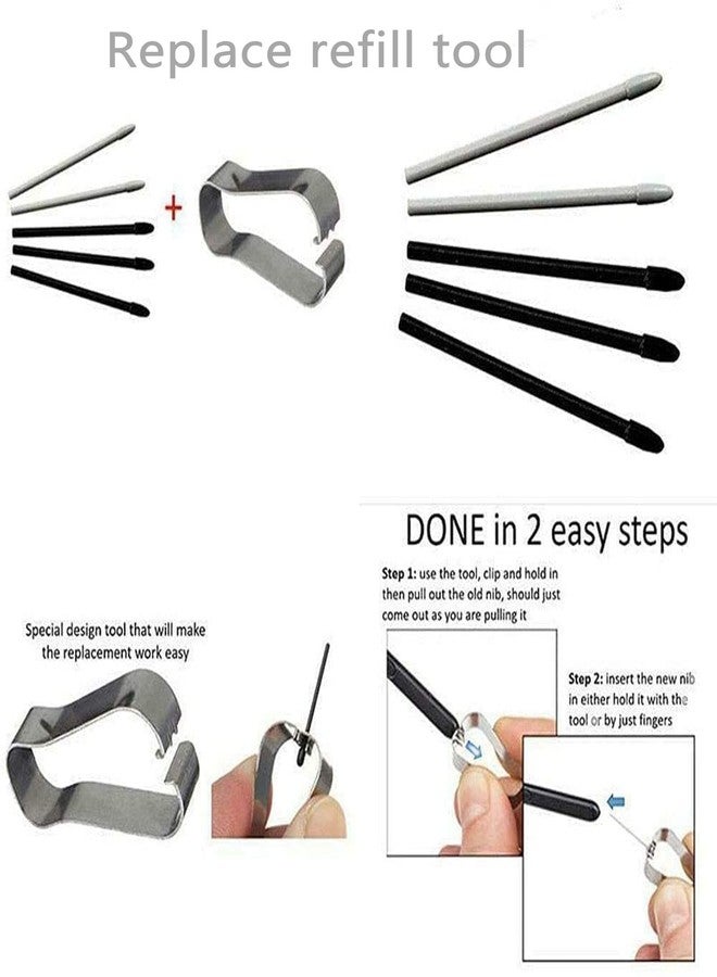 كاوشونغ قلم S Pen لجهاز سامسونج جالاكسي تاب S7 FE، قلم لمس لجهاز سامسونج جالاكسي تاب S7، قلم S Pen مع رؤوس/أطراف (وردي) - Image 5